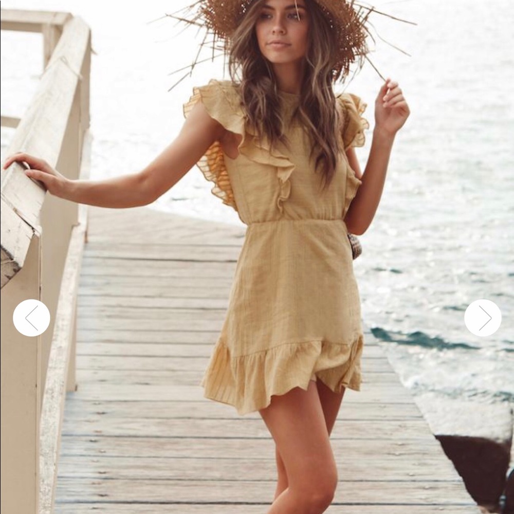 BRAND NEW Mustard Fortunate One Dress